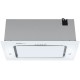 ВЫТЯЖКА HOMSair CROСUS PUSH 52 Glass White/ полновстраиваемая, кнопочное управление, 3 скорости, 850 м3/ч, до 30 м2, 53 дБ, угольный фильтр CF02X - 2 шт, ШхВхД: 518х191х290 мм, белый цвет