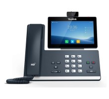 Телефон YEALINK SIP-T58W with camera, видеотерминал,  16 аккаунтов, цветной сенсорный экран 7" 1024х600, Android, WiFi, Bluetooth, GigE, CAM50, без БП, шт