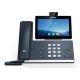 Телефон YEALINK SIP-T58W with camera, видеотерминал, 16 аккаунтов, цветной сенсорный экран 7" 1024х600, Android, WiFi, Bluetooth, GigE, CAM50, без БП, шт