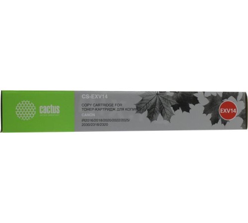 -/ Картридж лазерный Cactus CS-EXV14 C-EXV14 черный (8300стр.) для Canon iR2016/2018/2020/2022/2025/203