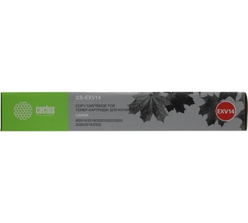 -/ Картридж лазерный Cactus CS-EXV14 C-EXV14 черный (8300стр.) для Canon iR2016/2018/2020/2022/2025/203