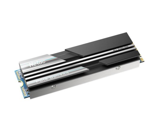 SSD накопитель Netac SSD NV5000 2TB PCIe 4 x4 M.2 2280 NVMe 3D NAND, R/W up to 5000/4400MB/s, IOPS(R4K) 600K/700K, TBW 1400TB, with heat sink, 5y wty SSD накопитель Netac SSD NV5000 2TB PCIe 4 x4 M.2 2280 NVMe 3D NAND, R/W up to 5000/4400MB/s, IOPS(R4K) 600K/700K, TBW 1400TB, with heat sink, 5y wty