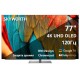 Телевизор 77'' Skyworth 77'' OLED, Ultra HD, Google TV, 900Nit, Bluetooth, 120Hz, Freesync Premium (AMD), 2.1.2 ch (2*15W+25W SUB+5W*2) Dolby Atmos, 4хHDMI, 2хUSB, Digital Audio Output, Composite output, LAN,CI, динамическая подсветка при включении, подст