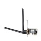 Адаптер Wi-Fi/ 3000Mbps Wi-Fi 6 / Bluetooth 5.0 PCI Express Adapter, Intel AX200 module, 2T2R, 2402Mbps at 5GHz + 574Mbps at 2.4GHz, 802.11ax/ac/a/b/g/n, 2 detachable antennas, Ver 1.0