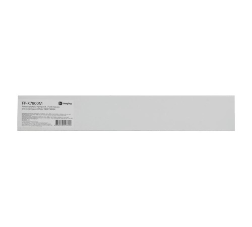 Тонер-картридж F+ imaging, пурпурный, 17 200 страниц, для Xerox моделей Phaser 7800/7800DN (аналог 106R01571), FP-X7800M (Вскрытая упаковка)