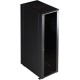 Шкаф Шкаф 19" Business, 47U 800x800, черный, передняя дв. перфорир., задняя дв. распашная перфорир.