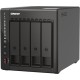 Сетевое хранилище без дисков/ SMB QNAP TS-453E-8G NAS, 4-tray w/o HDD. 2xHDMI-port. 4-core Celeron J6412 2-2.6 GHz, 8GB DDR, 2x2.5Gb LAN, 2 x M.2 2280 PCIe Gen 3 x2, 2x USB 3.2 Gen 2 (10Gbps) Port, 2x USB 2.0 port