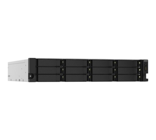 Сетевое хранилище без дисков/ SMB QNAP TS-1232PXU-RP-4G 12-Bay quad-core 64-bit AL324 1.7 GHz rackmount NAS with 250W redundant PSU, 4GB DDR4 UDIMM RAM (max 1x16GB), SATA 6Gb/s, 2x 10GbE SFP+ LAN, 2x2.5 GbE LAN, 1x PCIe Gen2 x2 slot. W/o RAIL-B02 Сетевое хранилище без дисков/ SMB QNAP TS-1232PXU-RP-4G 12-Bay quad-core 64-bit AL324 1.7 GHz rackmount NAS with 250W redundant PSU, 4GB DDR4 UDIMM RAM (max 1x16GB), SATA 6Gb/s, 2x 10GbE SFP+ LAN, 2x2.5 GbE LAN, 1x PCIe Gen2 x2 slot. W/o RAIL-B02