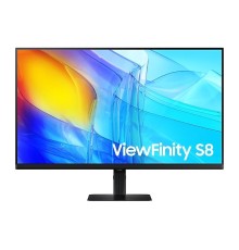 Монитор Samsung 32" ViewFinity S8 S80D S32D800EAI (VA 21:9 3840x2160x60Hz 5ms 350cd 3000:1 178/178 1,07 bill; DP; HDMI; USB3.0x3 RJ45 HAS Tilt Swiv VESA Black