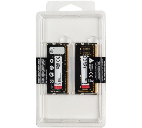 Память оперативная/ Kingston 16GB 3200MT/s DDR4 CL20 SODIMM (Kit of 2) FURY Impact Память оперативная/ Kingston 16GB 3200MT/s DDR4 CL20 SODIMM (Kit of 2) FURY Impact