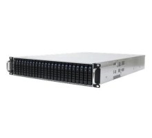 SB201-VG 2U, 24HS bay (2.5”), EOB backplane, 2x2.5”HS OS kit, dual s3647, 800W 1+1, w/ sliding rail and heatsinks ( Purley platform) (Вскрытая упаковка)