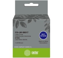 -/ Этикетки Cactus CS-LW-99017 сег.:50x12мм черный белый 220шт/рул Dymo Label Writer 450/4XL