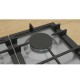 Встраиваемая варочная панель BOSCH Газ,  75 см, нерж.сталь, независимая, нержавеющая сталь,чугунные решетки