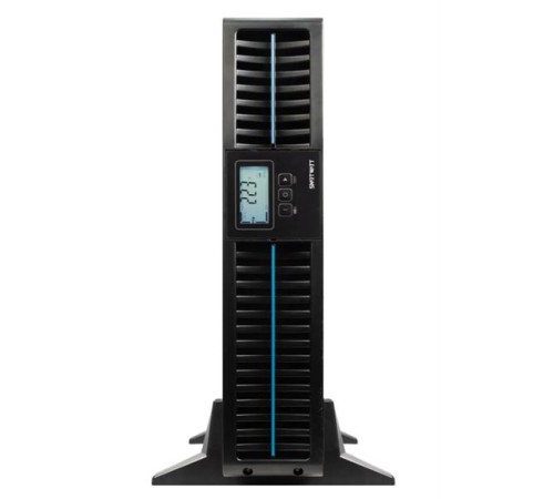 Источник бесперебойного питания SMARTWATT ИБП Онлайн, мощность 2000/1800 ВА/Вт, стоечный/напольный, LCD дисплей, управляемые розетки, IEC13 - 8 шт.