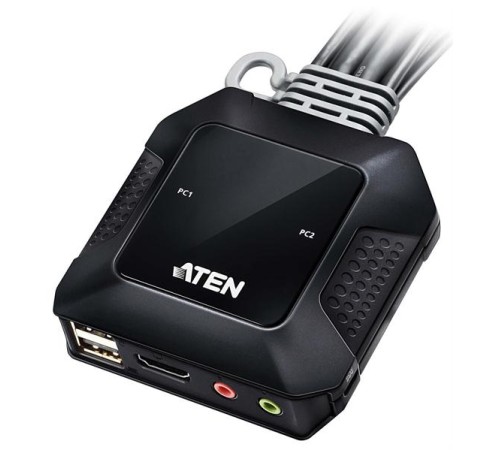 КВМ переключатель ATEN 2-Port USB 4K HDMI Cable KVM Switch
