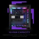 Корпус без блока питания/ Case NZXT H7 Flow RGB, Midi-Tower, TG, 3x120mm RGB, 2xUSB-A 3.2 + 1xUSB-C 3.2, E-ATX, ATX, mATX, mITX Black