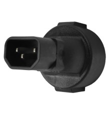 Адаптер Адаптер переходной, розетка Schuko - вилка C14, 220В, 10А, черный