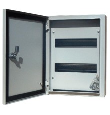 Корпус мет. нав. 400х300х120, 24 мод., IP54, ЩРН-24 DEKraft