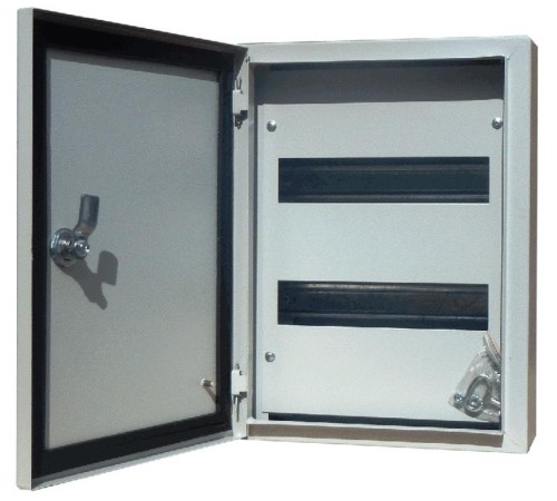 Корпус мет. нав. 400х300х120, 24 мод., IP54, ЩРН-24 DEKraft