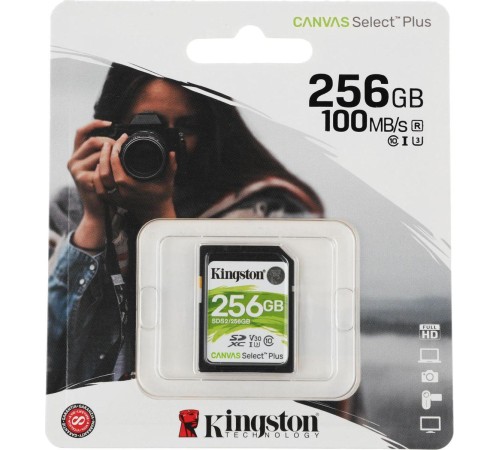 Карта памяти Kingston 256GB SDXC Canvas Select Plus 100R C10 UHS-I U3 V30/ Kingston 256GB SDXC Canvas Select Plus 100R C10 UHS-I U3 V30 Карта памяти Kingston 256GB SDXC Canvas Select Plus 100R C10 UHS-I U3 V30/ Kingston 256GB SDXC Canvas Select Plus 100R C10 UHS-I U3 V30
