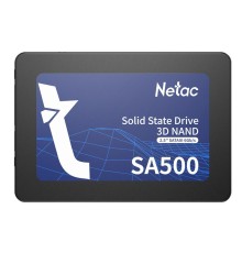 SSD накопитель Netac SSD SA500 240GB 2.5 SATAIII 3D NAND, R/W up to 520/450MB/s, TBW 120TB, 3y wty
