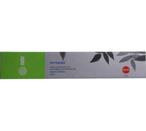 -/ Картридж лазерный Cactus CS-TK8335C TK-8335C голубой (15000стр.) для Kyocera TASKalfa 3252ci