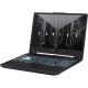 Ноутбук/ ASUS TUF A15 FA506NCR-HN044 15.6"(1920x1080 (матовый, 144Hz) IPS)/AMD Ryzen 7 7435HS(3.1Ghz)/16384Mb/512PCISSDGb/noDVD/Ext:nVidia GeForce RTX3050(4096Mb)/Cam/BT/WiFi/48WHr/war 1y/2.3kg/Graphite Black/DOS