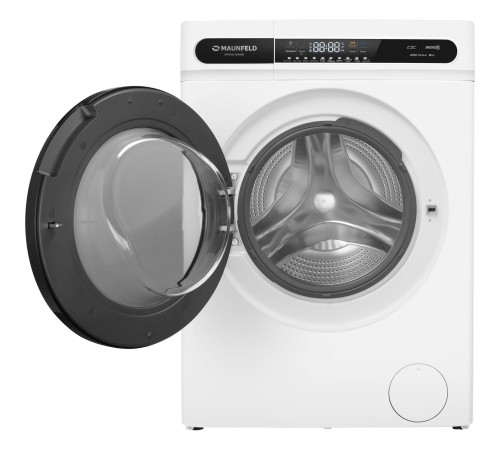 Стиральная машина Maunfeld/ Стиральная машина c инвертором MAUNFELD MFWM148WH01, узкая, фронтальная загрузка, 84.7х45.5х60 см, 10 режимов, загрузка 8 кг, 1400 об.мин, сенсорное управление, защита от детей, дисплей, отсрочка старта, индикация этапов, энерг Стиральная машина Maunfeld/ Стиральная машина c инвертором MAUNFELD MFWM148WH01, узкая, фронтальная загрузка, 84.7х45.5х60 см, 10 режимов, загрузка 8 кг, 1400 об.мин, сенсорное управление, защита от детей, дисплей, отсрочка старта, индикация этапов, энерг