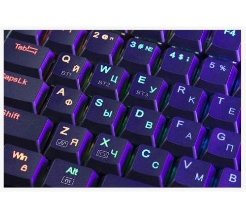 Redragon Беспроводная клавиатура Dragonwarrior RGB,тонкая,94клавиш,б.п.