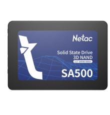 SSD накопитель Netac SSD SA500 128GB 2.5 SATAIII 3D NAND, R/W up to 500/400MB/s, TBW 60TB, 3y wty