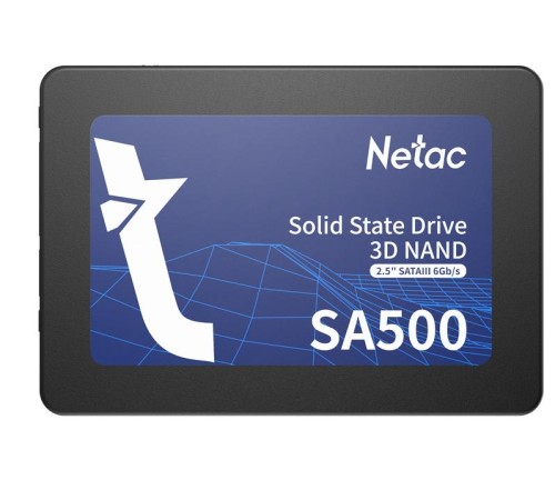SSD накопитель Netac SSD SA500 128GB 2.5 SATAIII 3D NAND, R/W up to 500/400MB/s, TBW 60TB, 3y wty SSD накопитель Netac SSD SA500 128GB 2.5 SATAIII 3D NAND, R/W up to 500/400MB/s, TBW 60TB, 3y wty