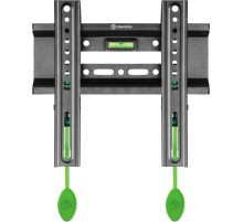 Кронштейн ONKRON/ 17-43" макс. 200*200, наклон 0º, поворот 0º, от стены 30мм, вес до 30кг, черный