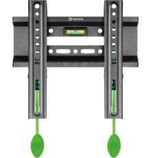 Кронштейн ONKRON/ 17-43" макс. 200*200, наклон 0º, поворот 0º, от стены 30мм, вес до 30кг, черный