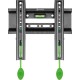 Кронштейн ONKRON/ 17-43" макс. 200*200, наклон 0º, поворот 0º, от стены 30мм, вес до 30кг, черный