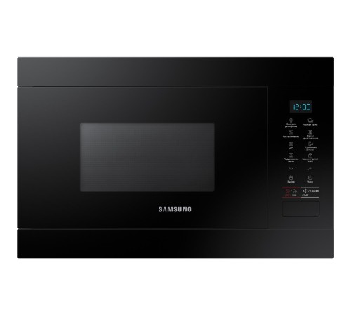 встраиваемая микроволновая печь Samsung Built-in microwave oven; product dimensions (WxHxD) 595x380x306 mm; 22 liters. ; Bioceramics; Output power (microwaves) 850 watts
