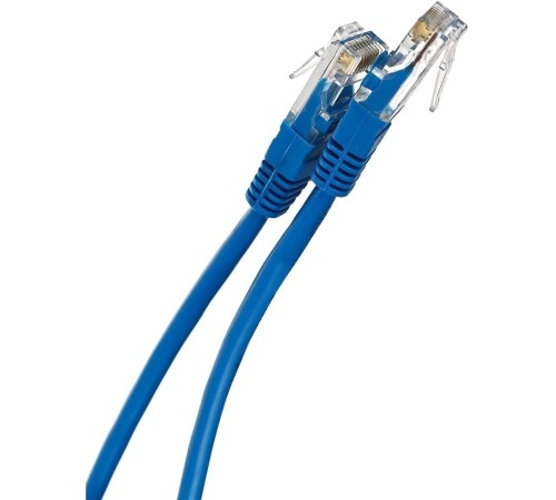 Патчкорд/ Патчкорд литой "Telecom" UTP кат.5е 0,5м синий