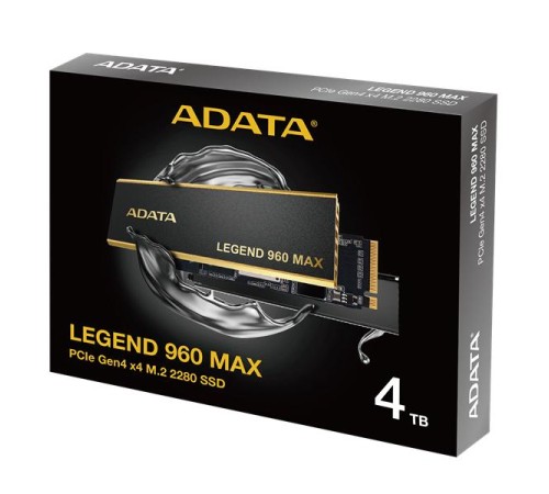 Твердотельный накопитель ADATA LEGEND 960 MAX M.2 2280 NVMe PCIe 4.0 x4 4TB 7400/6800 COLOR BOX