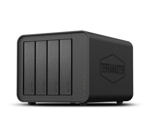 Система хранения данных TerraMaster D4-320 DAS tower/JBOD,RAID0,1/up to 4 SATA(3,5' or 2,5')/1xUSB3.1 Type-C gen2/1xPS/1YW