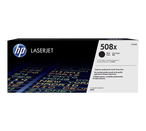 Тонер-картридж/ HP 508X High Yield Black Original LaserJet Toner Cartridge Тонер-картридж/ HP 508X High Yield Black Original LaserJet Toner Cartridge