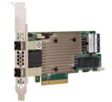 Плата контроллера Broadcom Controller 9480-8i8e (05-50031-00) (PCI-E 3.1 x8, LP) Tri-Mode SAS/SATA/PCIe(NVMe) 12G, RAID 0,1,5,6,10,50,60, 16port (2*intSFF8643 + 2*extSFF8644), 4GB onboard, каб.отдельно, 1 year