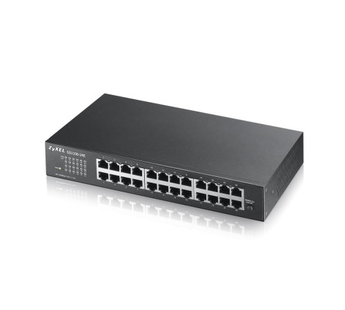 Коммутатор/ ZYXEL GS1100-24E Switch , 24xGE, rack 19 ", silent