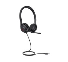 Гарнитура YEALINK UH35 Dual UC Дуо, Проводная, HD звук, шумоподавление, LED-индикатор, USB