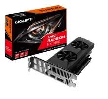 Видеокарта/ VGA GIGABYTE AMD RADEON RX 6400 D6 LOW PROFILE 4G 4GB, GDDR6/64-bit, PCIe 4.0, 1xHDMI 2.1, 1xDP, 2-slot