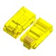 Greenconnect Коннектор цветной RJ-45 cat.5e UTP Male, для многожильного кабеля, 8p8c 15 шт (3 цвета по 5 шт), GCR-51802