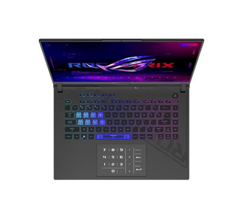 Ноутбук/ ASUS ROG Strix G16 G614JV-N4190 16"(2560x1600 (матовый, 240Hz, 3ms) IPS)/Intel Core i7 13650HX(2.6Ghz)/16384Mb/1024PCISSDGb/noDVD/Ext:nVidia GeForce RTX4060(8192Mb)/Cam/BT/WiFi/90WHr/war 1y/2.5kg/Eclipse Gray/DOS Ноутбук/ ASUS ROG Strix G16 G614JV-N4190 16"(2560x1600 (матовый, 240Hz, 3ms) IPS)/Intel Core i7 13650HX(2.6Ghz)/16384Mb/1024PCISSDGb/noDVD/Ext:nVidia GeForce RTX4060(8192Mb)/Cam/BT/WiFi/90WHr/war 1y/2.5kg/Eclipse Gray/DOS