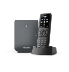 телефон YEALINK W77P (база W70B+трубка W57R) до 10 SIP-аккаунтов, до 10 трубок на базу, до 20 одновременных вызовов, шт