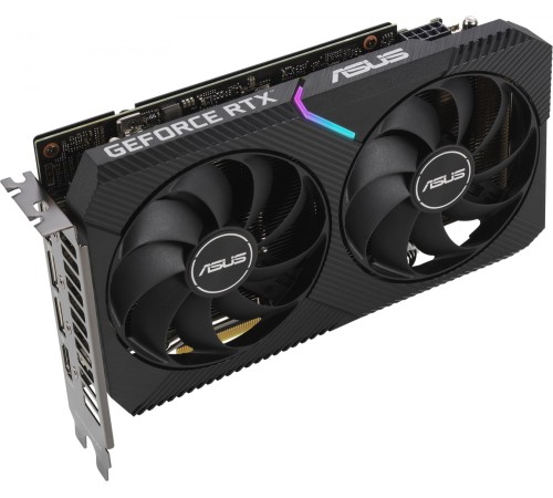 Видеокарта/ VGA ASUS NVIDIA GeForce DUAL-RTX3060-O12G-V2 12GB, GDDR6/192-bit, PCIe 4.0, 1xHDMI 2.1, 3xDP, 2.5-slot  90YV0GB2-M0NA10