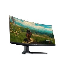 Монитор Dell 34"    AW3423DWF Gaming Monitor Curved S/Bk (QD-OLED;21:9;1000cd/m2;1M:1;3440x1440x165Hz;0.1ms;1,07bln;178/178;2xDP;HDMI;4xUSB-A3.2;USB-B3.2;HAS;Swiv;Tilt;VESA)