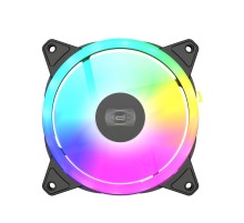 Кулер для корпуса/ Case Cooler PCCooler F3 T120 ARGB BK (120x120x25mm, 4-pin PWM, ARGB, 46CFM, 21.6dBA, 1800RPM, Black)