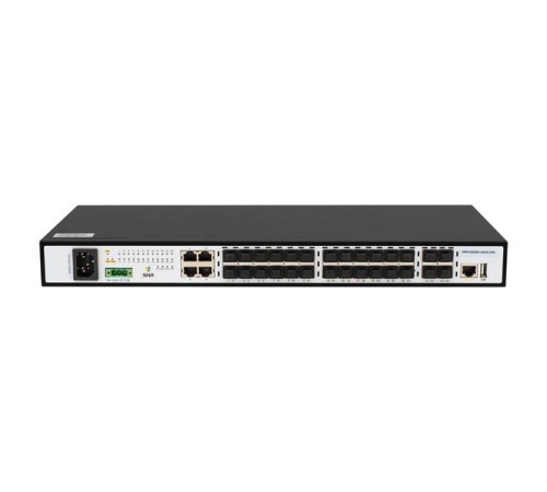 Коммутатор SNR Управляемый коммутатор уровня 2+, 20 портов 100/1000Base-X SFP, 4 порта Combo 10/100/1000Base-T|100/1000Base-X SFP, 4 порта 1/10G SFP+, встроенный БП ~220V AC, разъем для АКБ 12V с возможностью за